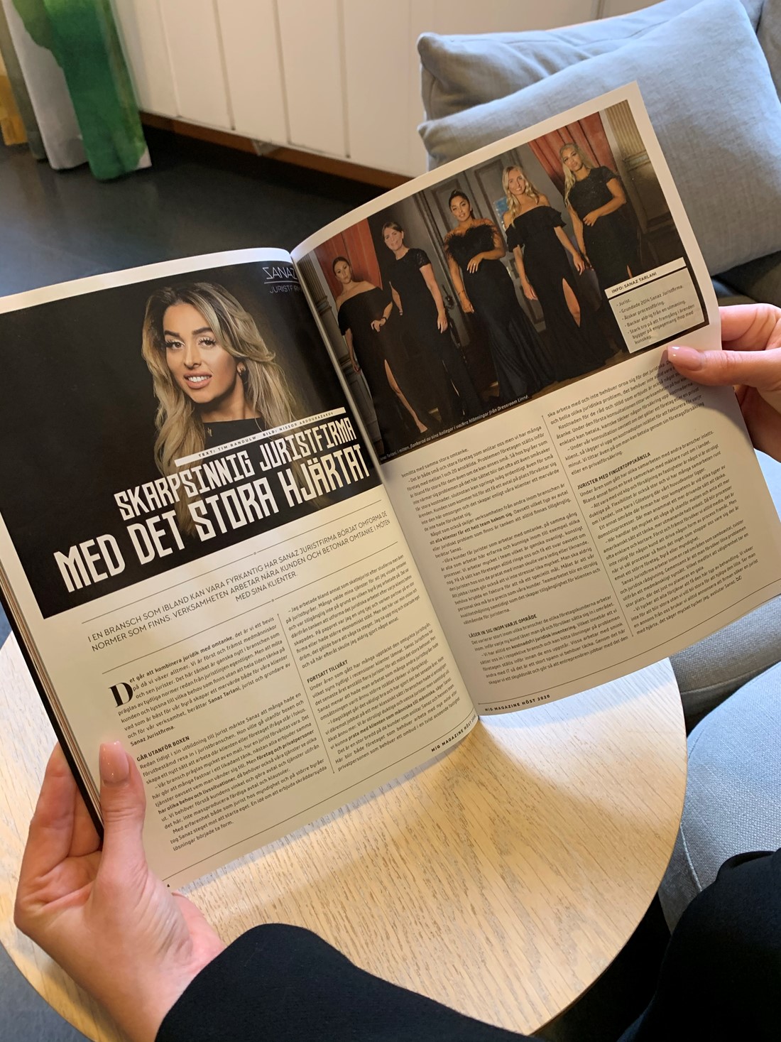 SKARPSINNIG JURISTFIRMA MED DET STORA HJÄRTAT